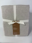 West Elm European Flax Linen King / Cal Duvet Cover Natural Nwt. Fixed Price $145.00.