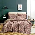 Tache Bohemian Medallion Boteh Paisley Taupe Beige Sheet & Bedspread Bedding Set. Fixed Price $33.45.