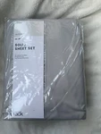 New Nordstrom Rack Queen Sheet Set Grey Micro. Fixed Price $49.00.