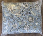 New Pottery Barn Anjali Lowen Chambray Reversible King Quilt Blue. Fixed Price $229.99.