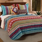 Greenland Home Fashion Southwest Stylish Diamond Print Comfort Bedding Set - 5. Fixed Price $181.79.