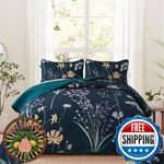 Dobuyly Queen Floral Quilt Set Dark Green Botanical Bedspread Coverlet. Fixed Price $81.59.