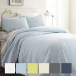 Premium Ultra Soft Quilted 3 Piece Coverlet Set Kaycie Gray Hotel Collection. Fixed Price $76.99.