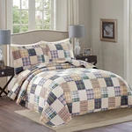 Ycosy Beige Plaid Set Full/queen Size Patchwork Bedding Re.... Fixed Price $52.97.