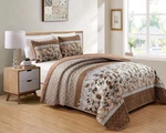 Kids Zone Home Linen Bedspread Set Brown Tan Sky King/cal King, Blue,white. Fixed Price $48.64.