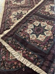 Purple Victorian Cottage Quilt Handtied Eyelet Lace Edge Cotton Floral 42 X. Fixed Price $19.95.
