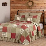 Prairie Winds Farmhouse Luxury King Quilt Patchwork Bedding 120X105" Vhc Brands. Fixed Price $259.95.