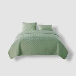 Vcny Home Green Nina Embossed Geometric Twin Quilt Cover Set.. Fixed Price $17.54.