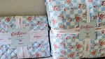 Cath Kidston London Twin Size Daisy Rose Check Quilt 63X87 & 2 Euro Pillows Nwt. Fixed Price $129.99.
