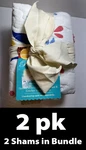 2PK The Pioneer Woman Mazie Medallion Quilt Pillow Shams White Multi Standard Sz. Fixed Price $35.95.
