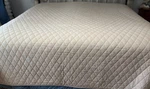 Euc Villa By Classic Home Luxury King Quilt 108 96" Beige. Fixed Price $85.99.