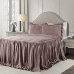 Lush Decor Ravello Pintuck Skirt Bedspread Set - Luxe 3 Piece Ruffled. Fixed Price $155.48.