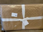 Pottery Barn Heirloom Scallop Full Queen Quilt Harvest Gold New W/tags. Fixed Price $189.95.