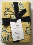 West Elm 1 King Pillow Sham Rhode Quilted Dijon Yellow Light Green Black Cotton. Fixed Price $34.99.