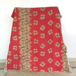 Vintage Ethnic Kantha Throw Single Quilt Bedcover 1 Pc Handmade Rally Gudari. Fixed Price $35.56.