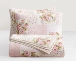 Queen Patchwork Cotton Quilt Set Chezmoi Collection Rosy 3-PIECE Printed. Fixed Price $118.73.