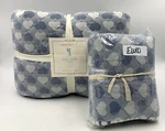 Pottery Barn Kids Hazel Heart Twin Jacquard Quilt W/1 Euro Sham #9968B. Fixed Price $116.99.