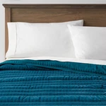 Lofty Velvet Quilt - Threshold. Fixed Price $37.99.