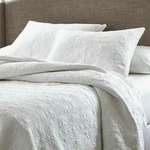 Stone & Beam Vintage-inspired Floral Embroidery Coverlet Set King 102" X 90" Whi. Fixed Price $49.95.