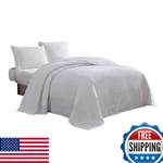 Beatrice Home Fashions Channel Chenille Bedspread Full White Chnbspfuwht. Fixed Price $87.62.