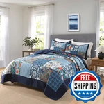 Autumn Dream Cotton Bedspread Quilt Sets Reversible Bedding Coverlet. Fixed Price $144.75.