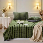 Tititada 3 Pieces Luxury Velvet Boho Quilt Sets Queen Size, Lightweight Decor.... Fixed Price $41.91.