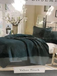 Hampton Hill Queen Coverlet Set Velvet Touch Blue Turquoise. Fixed Price $64.95.
