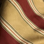 Waverly Home Capulet Stripe Pair Of Rod Pocket Lined Drapes 100% Cotton 84"LONG. Fixed Price $49.99.