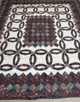Patchwork Double Wedding Ring Quilt From Jcpenney Home Collection 83X95 Cotton. Fixed Price $69.00.