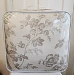 Vcny Home Collection Matelass Set Full Roses Check Bedspread& Shams. Fixed Price $40.00.