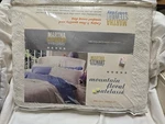Martha Stewart Matelasse Coverlet White Ruffled Bedspread Full Double Nip. Fixed Price $50.00.