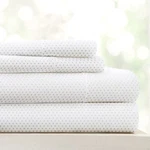 Linen Market 4 Piece King Bedding Sheet Set (gray Stippled) - Sleep Better Th.... Fixed Price $41.68.