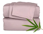 Pure Bamboo California King Organic Sheets Dusty Pink. Fixed Price $179.99.