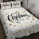 Christmas Theme Quilt Set Microfiber Soft Lightweight Merry Bedding. Fixed Price $26.40.
