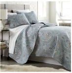 Southshore Fine Linens Classic Paisley 3-PIECE Quilt And Sham Set Bedding. Fixed Price $61.59.