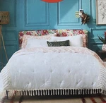 Opalhouse Macrame Tufted Quilt Full/queen Ivory Boho Chic. Fixed Price $24.88.
