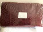 Pottery Barn Velvet Box Stitched Quilt F/q Ruby Red New. Fixed Price $159.00.