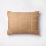Threshold Designed With Studio Mcgee Waffle Matelasse Quilt Sham King Camel*. Fixed Price $19.99.