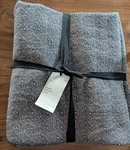 West Elm Reflections Matelasse Origin Coverlet King/cking-charcoal-nwt. Fixed Price $189.00.