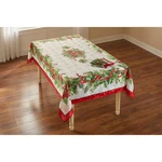 Brylanehome Holly Ribbon Tablecloth 60" X 84" - Multi. Fixed Price $29.99.
