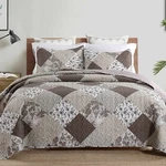 Boryard 3-PIECE Queen Quilt Set, Lightweight Soft Warm Full Size Bedspr.... Fixed Price $48.56.