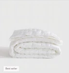 Quince Bamboo Dream Quilt Only King / Cal White Msrp $184. Fixed Price $99.99.