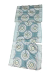 Dena Home Breeze Ikat Blue Green Embroidered 100% Cotton Pillow Shams Set Of 3. Fixed Price $28.00.