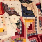 84 X 106 Pottery Barn Museum Collection Handmade King Size Quilt. Fixed Price $160.00.