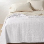 Casaluna Heavyweight Linen Blend Cotton Fill Box Quilting. Fixed Price $58.99.