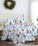 New Southshore Fine Linens Winter Multi Quilt Set King/california. Fixed Price $31.98.