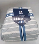 Izod Quilt Full/queen Size & 2 Standard Shams Fully Reversible 100% Cotton. Fixed Price $59.99.