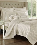 J New York Satinique Coverlet, Full/queen, Natural, Nwt. Fixed Price $89.99.