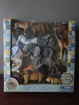 Zoo Troop Safari Animals 14-PIECE Realistic Figure Set. Fixed Price $30.00.