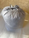 Bedvoyage Melange Rayon Bamboo Cotton Reversible Duvet Set Grey 4PC New. Fixed Price $50.00.